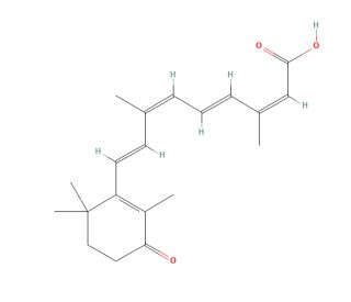 4-Oxo-(9-cis,13-cis)-Retinoic Acid (CAS 1391062-39-7) - chemical structure image
