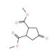 4-Oxo-cyclopentane-trans-1,2-dicarboxylic acid dimethyl ester (CAS 28269-03-6) - chemical structure image