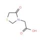 (4-Oxo-thiazolidin-3-yl)-acetic acid - chemical structure image