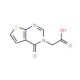 (4-oxothieno[2,3-d]pyrimidin-3(4H)-yl)acetic acid (CAS 18740-34-6) - chemical structure image