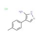 4-p-Tolyl-2H-pyrazol-3-ylamine hydrochloride - chemical structure image