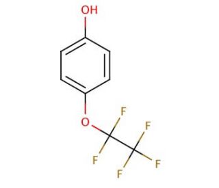 4-(Pentafluoroethoxy)phenol (CAS 658-46-8) - chemical structure image
