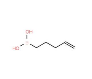 4-Pentenylboronic acid (CAS 886747-03-1) - chemical structure image