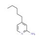 4-Pentyl-pyridin-2-ylamine - chemical structure image