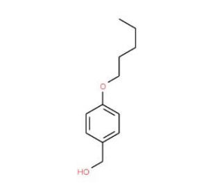4-Pentyloxybenzyl alcohol (CAS 3243-37-6) - chemical structure image