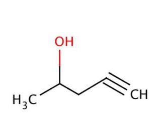 4-Pentyn-2-ol (CAS 2117-11-5) - chemical structure image