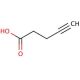 4-Pentynoic acid (CAS 6089-09-4) - chemical structure image