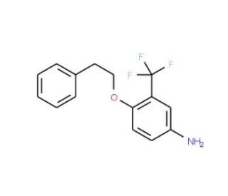 4-(Phenethyloxy)-3-(trifluoromethyl)aniline - chemical structure image