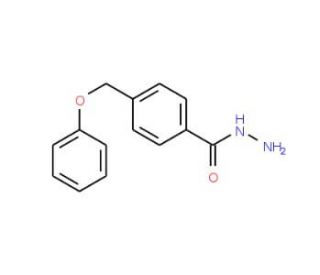 4-Phenoxymethyl-benzoic acid hydrazide - chemical structure image