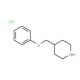 4-(Phenoxymethyl)piperidine hydrochloride - chemical structure image