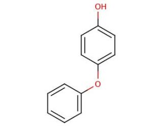 4-Phenoxyphenol (CAS 831-82-3) - chemical structure image