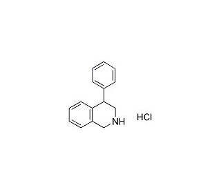 4-Phenyl-1,2,3,4-tetrahydroisoquinoline hydrochloride (CAS 75626-12-9) - chemical structure image