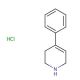 4-Phenyl-1,2,3,6-tetrahydropyridine hydrochloride (CAS 43064-12-6) - chemical structure image
