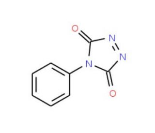 4-Phenyl-1,2,4-triazoline-3,5-dione (CAS 4233-33-4) - chemical structure image