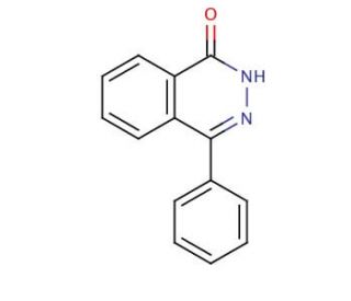 4-Phenyl-1-(2H)-phthalazinone (CAS 5004-45-5) - chemical structure image