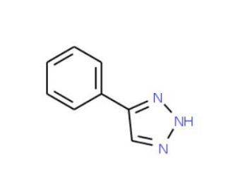 4-Phenyl-1H-[1,2,3]triazole (CAS 1680-44-0) - chemical structure image