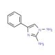 4-phenyl-1H-imidazole-1,2-diamine (CAS 15970-40-8) - chemical structure image