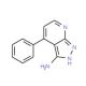 4-Phenyl-1H-pyrazolo[3,4-b]pyridin-3-ylamine (CAS 174713-63-4) - chemical structure image