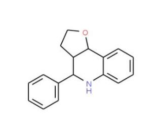 4-Phenyl-2,3,3a,4,5,9b-hexahydro-furo[3,2-c]-quinoline - chemical structure image