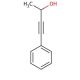 4-Phenyl-3-butyn-2-ol (CAS 5876-76-6) - chemical structure image