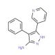 4-Phenyl-3-pyridin-3-yl-1H-pyrazol-5-amine - chemical structure image