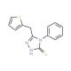 4-phenyl-5-(thien-2-ylmethyl)-4H-1,2,4-triazole-3-thiol - chemical structure image