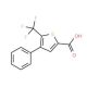 4-Phenyl-5-(trifluoromethyl)thiophene-2-carboxylic acid (CAS 208108-76-3) - chemical structure image