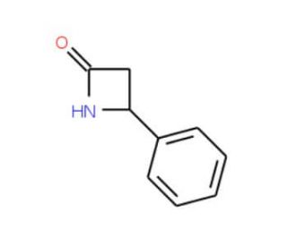 4-Phenyl-azetidin-2-one (CAS 5661-55-2) - chemical structure image
