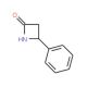 4-Phenyl-azetidin-2-one (CAS 5661-55-2) - chemical structure image