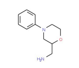 (4-Phenyl-morpholin-2-yl)methylamine (CAS 112913-99-2) - chemical structure image