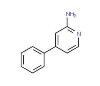 4-Phenyl-pyridin-2-ylamine (CAS 60781-83-1) - chemical structure image