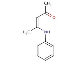 4-Phenylamino-3-penten-2-one (CAS 26567-78-2) - chemical structure image