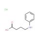4-(phenylamino)butanoic acid hydrochloride - chemical structure image