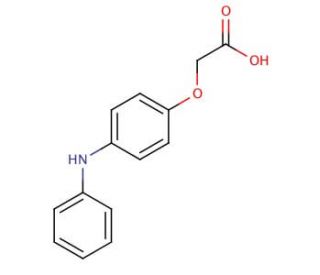 (4-Phenylamino-phenoxy)-acetic acid - chemical structure image