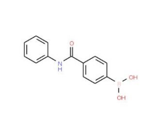 4-(Phenylaminocarbonyl)benzeneboronic acid (CAS 330793-45-8) - chemical structure image