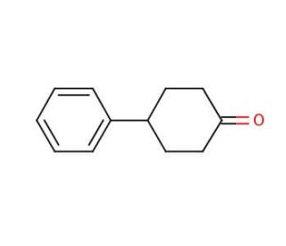 4-Phenylcyclohexanone (CAS 4894-75-1) - chemical structure image
