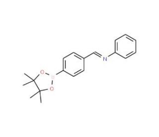 4-(Phenyliminomethyl)benzeneboronic acid pinacol ester - chemical structure image
