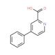 4-Phenylpicolinic acid (CAS 52565-56-7) - chemical structure image