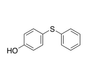 4-(phenylsulfanyl)phenol (CAS 5633-55-6) - chemical structure image