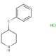 4-(phenylsulfanyl)piperidine hydrochloride (CAS 101798-65-6) - chemical structure image