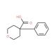 4-Phenyltetrahydro-2H-pyran-4-carboxylic acid (CAS 182491-21-0) - chemical structure image