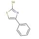 4-Phenylthiazole-2-thiol (CAS 2103-88-0) - chemical structure image
