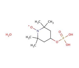 4-Phosphonooxy-TEMPO hydrate, free radical (CAS 22690-04-6) - chemical structure image