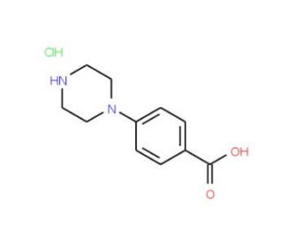 4-Piperazin-1-yl-benzoic acid hydrochloride - chemical structure image
