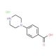 4-Piperazin-1-yl-benzoic acid hydrochloride - chemical structure image