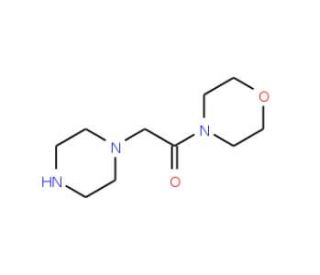 (4-Piperazin-1-ylacetyl)morpholine (CAS 39890-46-5) - chemical structure image