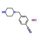 4-(piperazin-1-ylmethyl)benzonitrile hydrochloride - chemical structure image
