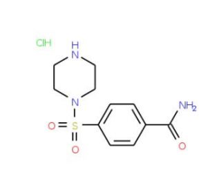 4-(piperazin-1-ylsulfonyl)benzamide hydrochloride - chemical structure image