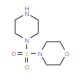 4-(Piperazine-1-sulfonyl)-morpholine (CAS 5625-93-4) - chemical structure image