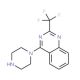 4-Piperazino-2-(trifluoromethyl)quinazoline - chemical structure image